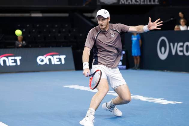 TENNIS OPEN 13 PHOTOPQR LA PROVENCE PENNANT Franck ; Marseille ; 06 02 2024 ; Tennis : OPEN 13 Provence 2024 au Palais des sports de Marseille Match Tomas MACHAC (CZE) vs Andy MURRAY (GBR) (photo) ATP, Tennis Herren Open 13 in Marseille, on February 06, 2024 Marseille Marseille France  Copyright: xPHOTOPQR LAxPROVENCE MAXPPPxPENNANTxFranckx 20240206PVL0579 20240206PVL0579