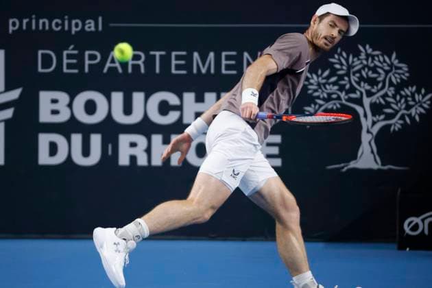 TENNIS OPEN 13 PHOTOPQR LA PROVENCE PENNANT Franck ; Marseille ; 06 02 2024 ; Tennis : OPEN 13 Provence 2024 au Palais des sports de Marseille Match Tomas MACHAC (CZE) vs Andy MURRAY (GBR) (photo) ATP, Tennis Herren Open 13 in Marseille, on February 06, 2024 Marseille Marseille France  Copyright: xPHOTOPQR LAxPROVENCE MAXPPPxPENNANTxFranckx 20240206PVL0592 20240206PVL0592