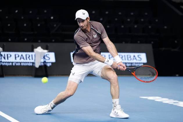 TENNIS OPEN 13 PHOTOPQR LA PROVENCE PENNANT Franck ; Marseille ; 06 02 2024 ; Tennis : OPEN 13 Provence 2024 au Palais des sports de Marseille Match Tomas MACHAC (CZE) vs Andy MURRAY (GBR) (photo) ATP, Tennis Herren Open 13 in Marseille, on February 06, 2024 Marseille Marseille France  Copyright: xPHOTOPQR LAxPROVENCE MAXPPPxPENNANTxFranckx 20240206PVL0600 20240206PVL0600