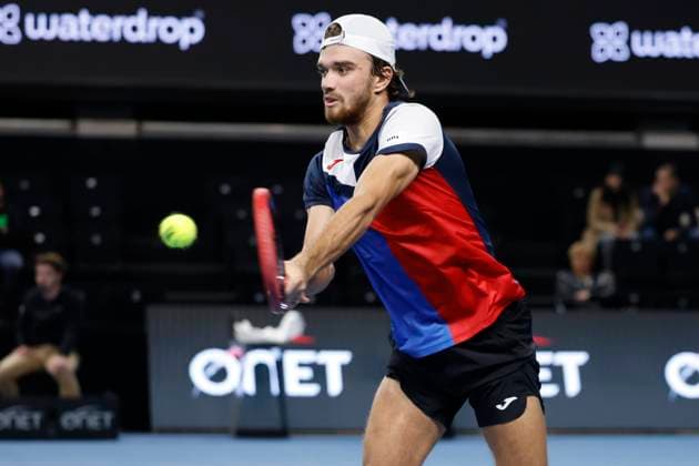 TENNIS OPEN 13 PHOTOPQR LA PROVENCE PENNANT Franck ; Marseille ; 06 02 2024 ; Tennis : OPEN 13 Provence 2024 au Palais des sports de Marseille Match Tomas MACHAC (CZE) (photo) vs Andy MURRAY (GBR) ATP, Tennis Herren Open 13 in Marseille, on February 06, 2024 Marseille Marseille France  Copyright: xPHOTOPQR LAxPROVENCE MAXPPPxPENNANTxFranckx 20240206PVL0604 20240206PVL0604