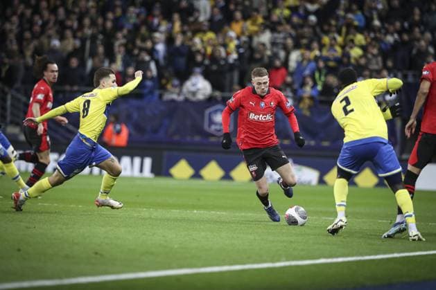 TRUFFERT ADRIEN 3 FOOTBALL : Fc Sochaux vs Rennes - Coupe De France - 06 02 2024 ElyxandroCegarra Panoramic 