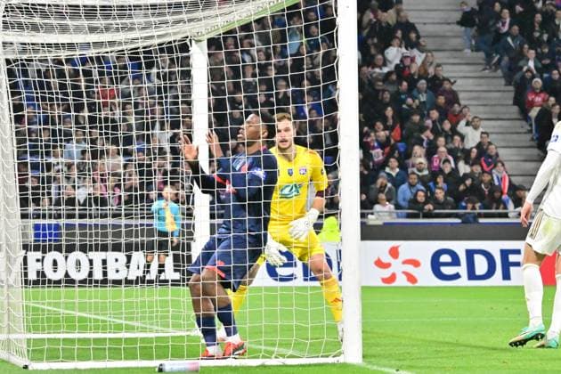 Jonathan David (lille) FOOTBALL: Olympique Lyonnais vs Lille Olympique Sporting Club - 8e Coupe de France - 07 02 2024 FredericChambert Panoramic 