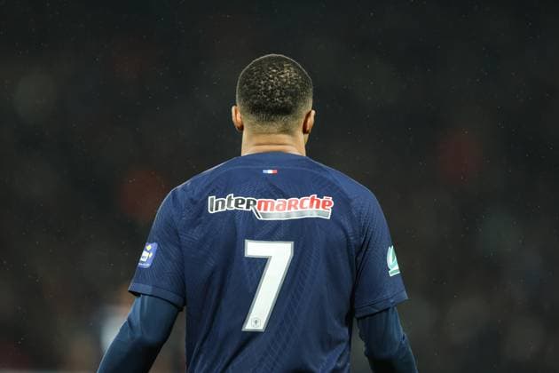 Mbappe Kylian of PSG during the French Cup match between Paris Saint Germain and Stade Brestois 29 at Parc des Princes on February 07, 2024 in Paris, France. ( Photo by Ibrahim Ezzat panoramic ) - FOOTBALL : Paris SG vs Brest - Coupe de France - 07 02 2024 IbrahimEzzat Panoramic 