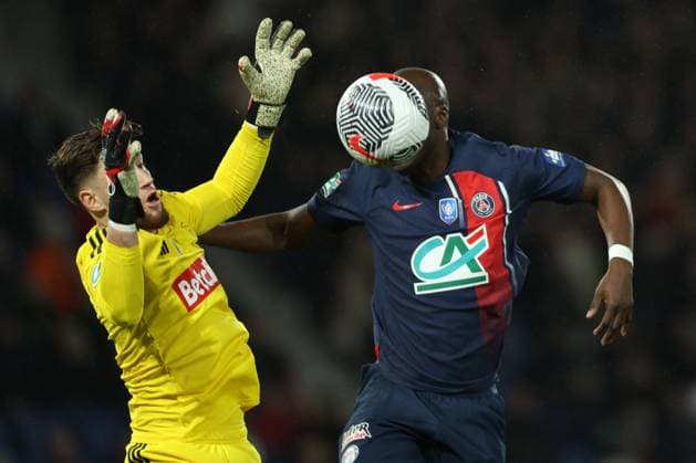Pereira Danilo luis helio of PSG during the French Cup match between Paris Saint Germain and Stade Brestois 29 at Parc des Princes on February 07, 2024 in Paris, France. ( Photo by Ibrahim Ezzat panoramic ) - FOOTBALL : Paris SG vs Brest - Coupe de France - 07 02 2024 IbrahimEzzat Panoramic 