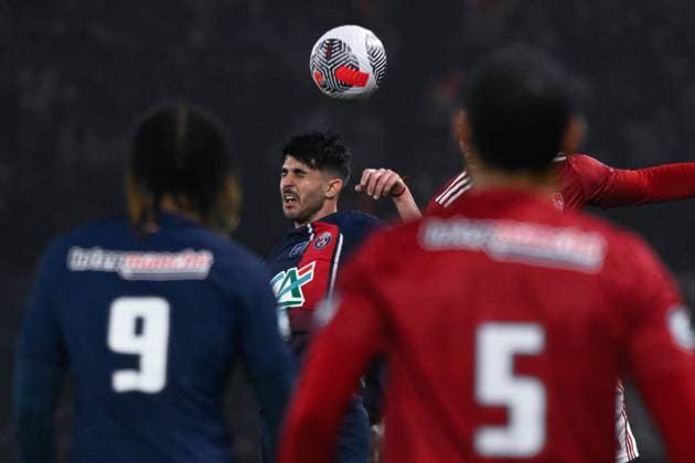 L Beraldo ( 3 - PSG ) during the French Cup match between Paris Saint Germain and Stade Brestois 29 at Parc des Princes on February 07, 2024 in Paris, France. ( Photo by federico pestellini panoramic ) - FOOTBALL : PSG vs Brest - Coupe de France - 07 02 2024 FedericoPestellini Panoramic 