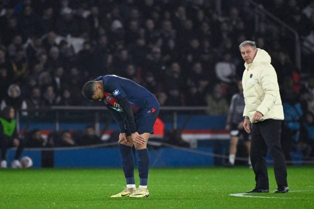 K Mbappe ( 7 - PSG ) during the French Cup match between Paris Saint Germain and Stade Brestois 29 at Parc des Princes on February 07, 2024 in Paris, France. ( Photo by federico pestellini panoramic ) - FOOTBALL : PSG vs Brest - Coupe de France - 07 02 2024 FedericoPestellini Panoramic 