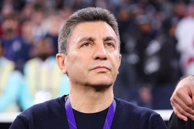 Amir Ghalenoei head coach (IRI), FEBRUARY 7, 2024 - Football Soccer : AFC Asian Cup Qatar 2023 semi-final match between Iran 2-3 Qatar at Al Thumama Stadium in Doha, Qatar.  (243167078)
