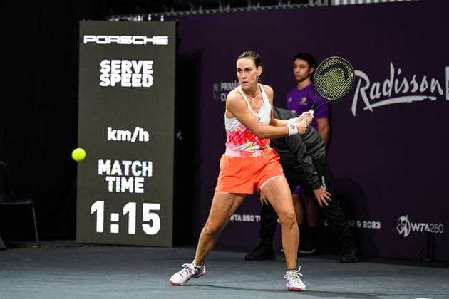 WTA250 Tournament: Transylvania Open 05-11 February 2024, Cluj-Napoca WTA250 Tournament: Transylvania Open,quarter finals, Day 5. BT Arena, Cluj-Napoca, 09 February 2024 Copyright: xAncaxTepeix