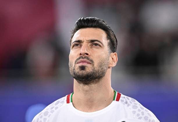 FUSSBALL AFC Asian Cup Halbfinale in Doha Iran - Katar 07.02.2024 Shoja Khalilzadeh (Iran) *** FOOTBALL AFC Asian Cup semi-final in Doha Iran Qatar 07 02 2024 Shoja Khalilzadeh Iran