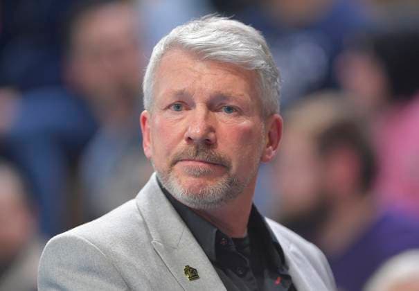 9.2.2024, Dresdens Präsident Uwe Saegeling, Handball, 2. Bundesliga, HC Elbflorenz Dresden - ASV Hamm-Westfalen, (c) Dresden Deutschland