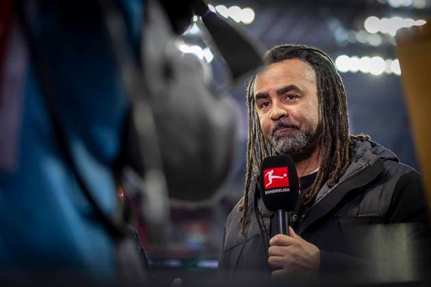 1. Fußball-Bundesliga, Bayer 04 Leverkusen - FC Bayern München, 10.02.2024 Der ehemalige Nationalspieler Patrick Owomoyela; Leverkusen, 10.02.2024: 21. Spieltag der 1. Fußball-Bundesliga, Bayer 04 Leverkusen - FC Bayern München, BayArena, Leverkusen. DFL REGULATIONS PROHIBIT ANY USE OF PHOTOGRAPHS AS IMAGE SEQUENCES AND OR QUASI-VIDEO. Copyright: xBEAUTIFULxSPORTS AxelxKohringx