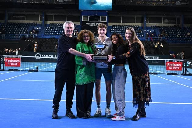 Open 13 Provence - Marseille Ugo Humbert (FRA) wins the final round match at the Open 13 Provence in Marseille, on February, 11, 2024. Photo by Corinne Dubreuil ABACAPRESS.COM Marseille France  Copyright: xDubreuilxCorinne ABACAx