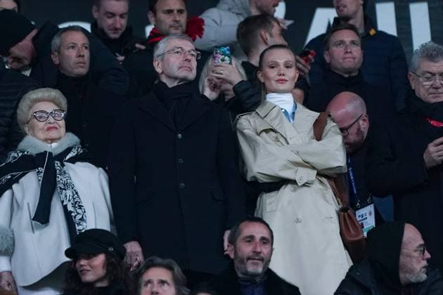 Dmitry Rybolovlev (President de l AS Monaco) FOOTBALL : OGC Nice vs AS Monaco - Ligue 1 Uber Eats - Nice - 11 02 2024 NorbertScanella Panoramic 