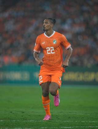 Bilder des Jahres 2024, Sport 02 Feburar Sport Themen der Woche KW06 Sport Bilder des Tages February 11 2024: Sebastien Romain Teddy Haller (Ivory Coast) looks on during a African Cup of Nations - Final game, Ivory Coast vs Nigeria, at Alassane Ouattara Stadium, Abidjan, Ivory Coast. CSM Abidjan Ivory Coast - ZUMAc04_ 20240211_zma_c04_020 Copyright: xKimxPricex