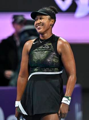 Qatar TotalEnergies Open - Day 2 Naomi Osaka of Japan is reacting during her first-round match against Caroline Garcia of France at the WTA, Tennis Damen 1000-Qatar TotalEnergies Open tennis tournament at the Khalifa International Tennis Complex in Doha, Qatar, on February 12, 2024. DOHA Qatar  Copyright: xNoushadxThekkayilx originalFilename:varittyakkal-qatartot240212_np5U8.jpg