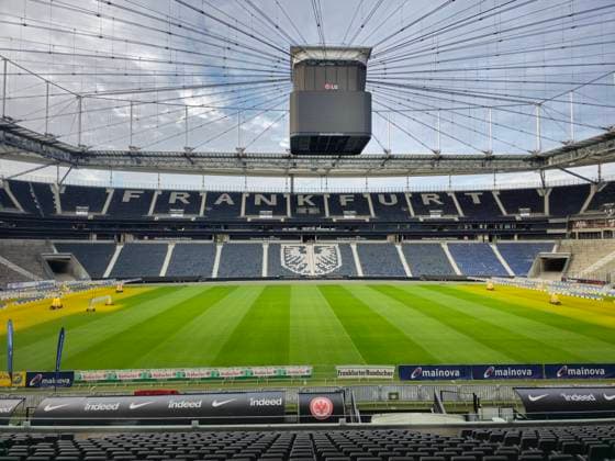 Deutsche Bank Park Stadion in Frankfurt 12.02.24: Deutsche Bank Park Stadion in Frankfurt - SGE Eintracht Frankfurt Frankfurt Main Deutsche Bank Park Hessen Deutschland