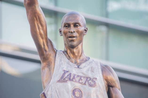 Kobe Bryant statue draws hundreds to plaza outside Crypto.com Arena in Los Angeles California A statue of Kobe Bryant, hundreds of people lined up Friday morning to view the 19-foot bronze likeness outside Crypto.com Arena in downtown Los Angeles. Fans lined up in the early morning hours Friday for a chance to get an up-close look at the statue Los Angeles California United States Copyright: AlbertoxSibaja