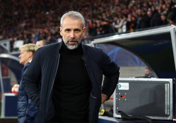 13.02.2024, xtgx, Fussball UEFA Champions League 1 8 Finale, RB Leipzig - Real Madrid emspor, v.l. Trainer Marco Rose (RB Leipzig) (DFL DFB REGULATIONS PROHIBIT ANY USE OF PHOTOGRAPHS as IMAGE SEQUENCES and or QUASI-VIDEO) Leipzig