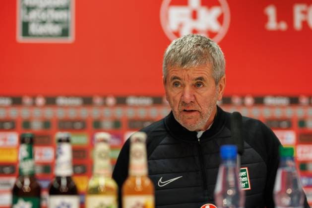 Friedhelm Funkel (Trainer 1.FC Kaiserslautern), Pressekonferenz, 1. FC Kaiserslautern , Fussball, 2. Bundesliga, Saison 2023 2024, 14.02.2024 Friedhelm Funkel (Trainer 1.FC Kaiserslautern), Pressekonferenz, 1. FC Kaiserslautern , Fussball, 2. Bundesliga, Saison 2023 2024, 14.02.2024 Kaiserslautern