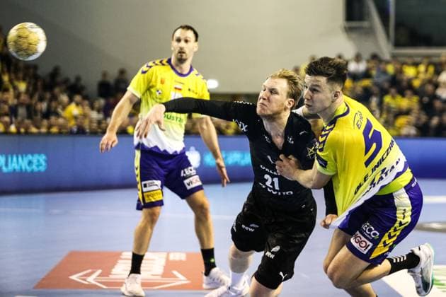 Sport Themen der Woche KW07 Sport Bilder des Tages KIELCE 14.02.2024 PILKA RECZNA MEZCZYZN LIGA MISTRZOW SEZON 2023 2024 MECZ: INDUSTRIA KIELCE - THW KIEL --HANDBALL MAN EHF CHAMPIONS LEAGUE SEASON 2023 2024 GAME: INDUSTRIA KIELCE - THW KIEL ERIC JOHANSSON FOT. Kacper Pacocha 400mm.pl NEWSPIX.PL --- Newspix.pl  240214_038_118A0912