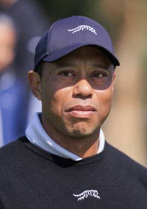 February 14, 2024, Pacific Palisades, California, USA: Tiger Woods wears Sun Day Red apparel at the 2024 Genesis Invitational Pro-Am on Wednesday February 14, 2024 at the Riviera Country Club in Pacific Palisades, California. JAVIER ROJAS PI Pacific Palisades USA - ZUMAp124 20240214_zaa_p124_040 Copyright: xJavierxRojasx