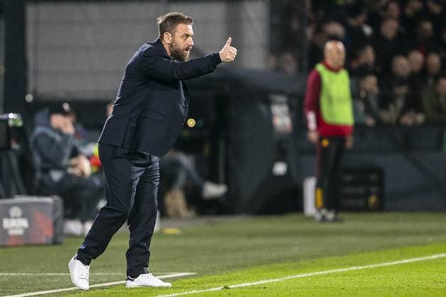 ROTTERDAM, 15-2-2024, Stadium de Kuip, 2023 2024, UEFA Europa League, intermediate round, Feyenoord - AS Roma, Roma trainer Daniele De Rossi Feyenoord - Roma  x24269493x Copyright: