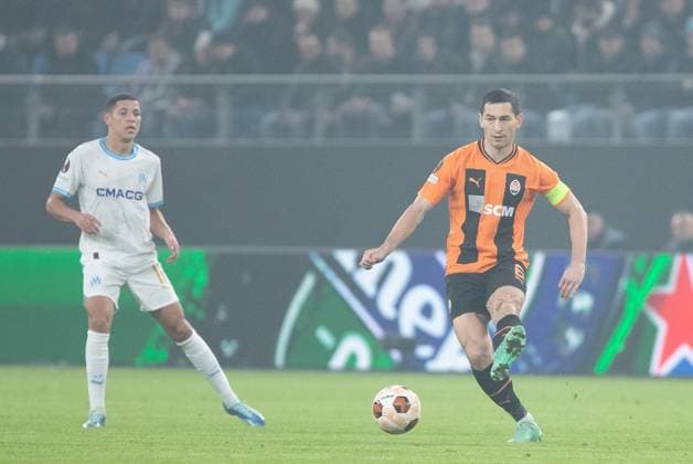 UEFA Europa League 2023 24: Shakhtar - Olympique Marseille; 15.02.2024 Taras Stepanenko (FC Shakhtar Donetsk, 6) UEFA Europa League 2023 24: Shakhtar - Olympique Marseille; Hamburg, Volksparkstadion, 15.02.2024 Copyright: xBEAUTIFULxSPORTS Buriakovx