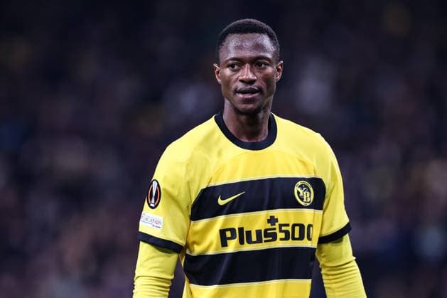 BERN, SWITZERLAND - FEBRUARY 15: Mohamed Camara of BSC Young Boys during the UEFA Europa League 2023 24 round of 16 first leg match between BSC Young Boys and Sporting CP at Stadion Wankdorf on February 15, 2024 in Bern, Switzerland. Bern Stadion Wankdorf Bern Switzerland Copyright: xJustPictures.ch LuigixRizzox jp-en-EuSpIm-AN0I8911-20240112