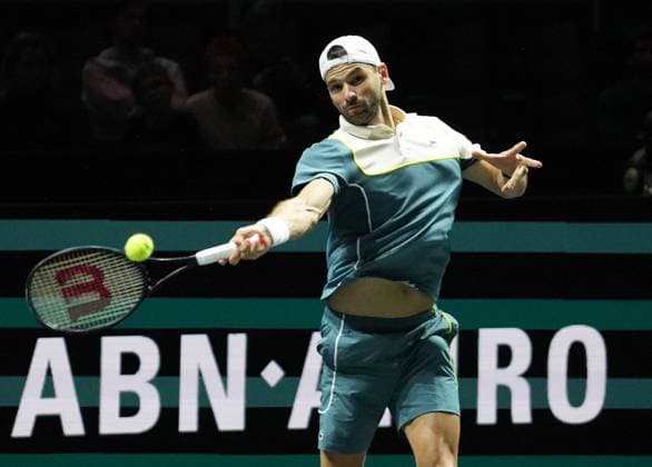 ABN Amro Open - Rotterdam Grigor Dimitrov of Bulgaria during the ABN Amro Open 2024, ATP, Tennis Herren 500 tennis tournament on February 16, 2024 in Rotterdam, Netherlands. Photo by Laurent Lairys ABACAPRESS.COM Rotterdam Netherlands  Copyright: xLairysxLaurent ABACAx