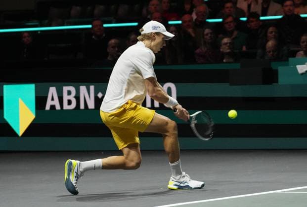 ABN Amro Open - Rotterdam Emil Ruusuvuori of Finland during the ABN Amro Open 2024, ATP, Tennis Herren 500 tennis tournament on February 16, 2024 in Rotterdam, Netherlands. Photo by Laurent Lairys ABACAPRESS.COM Rotterdam Netherlands  Copyright: xLairysxLaurent ABACAx