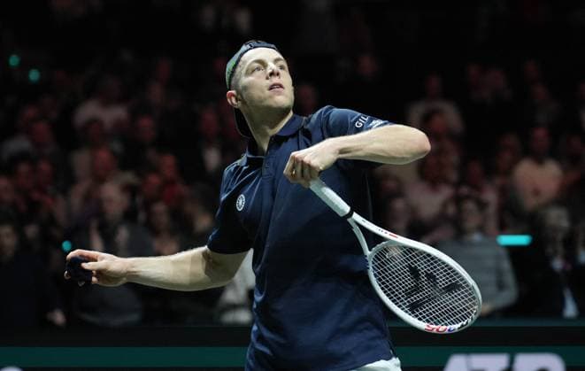 ABN Amro Open - Rotterdam Tallon Griekspoor of Netherlands during the ABN Amro Open 2024, ATP, Tennis Herren 500 tennis tournament on February 16, 2024 in Rotterdam, Netherlands. Photo by Laurent Lairys ABACAPRESS.COM Rotterdam Netherlands  Copyright: xLairysxLaurent ABACAx