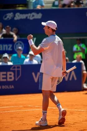 ATP, Tennis Herren 250 - IEB+ ARGENTINA OPEN Horacio Zeballos (ARG) festeja durante el partido de dobles por la semifinal del IEB+ Argentina Open jugado entre Marcel Granollers (ESP) y Horacio Zeballos (ARG) vs Marcelo Melo (BRA) Matwe Middelkoop (NED) en el Estadio Guillermo Vilas del Lawn Tenis Club de la Ciudad Autonoma de Buenos Aires, Argentina. February 17, 2024. Ciudad Autonoma de Buenos Aires Argentina Copyright: xSantiagoxGomezxRocax