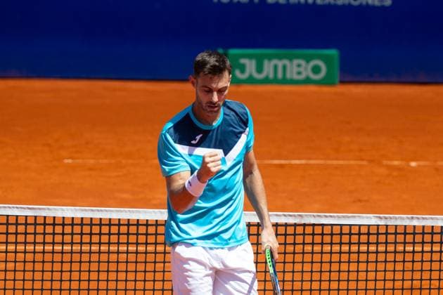 ATP, Tennis Herren 250 - IEB+ ARGENTINA OPEN Marcel Granollers (ESP) festeja durante el partido de dobles por la semifinal del IEB+ Argentina Open jugado entre Marcel Granollers (ESP) y Horacio Zeballos (ARG) vs Marcelo Melo (BRA) Matwe Middelkoop (NED) en el Estadio Guillermo Vilas del Lawn Tenis Club de la Ciudad Autonoma de Buenos Aires, Argentina. February 17, 2024. Ciudad Autonoma de Buenos Aires Argentina Copyright: xSantiagoxGomezxRocax