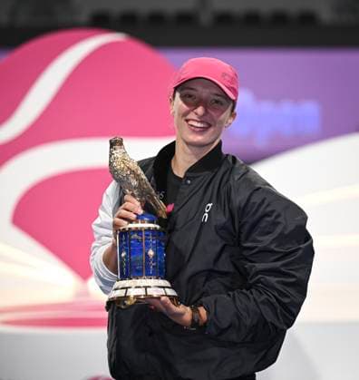 Qatar TotalEnergies Open 2024 Womans Single Winner Iga Swiatek (POL)