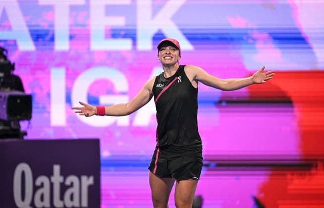 Qatar TotalEnergies Open 2024 Womans Single Winner Iga Swiatek (POL)