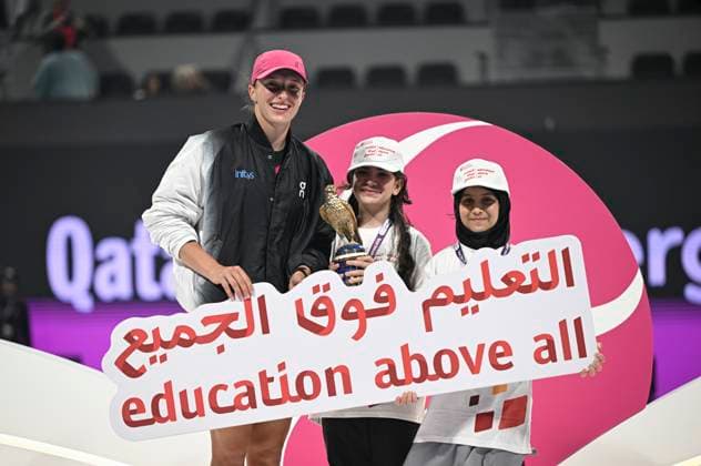 Qatar TotalEnergies Open 2024 Womans Single Winner Iga Swiatek (POL)
