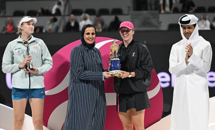 Qatar TotalEnergies Open 2024 Womans Single Winner Iga Swiatek (POL)