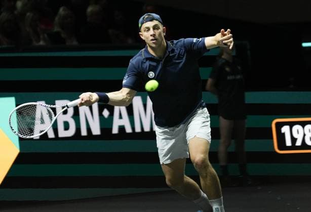 Tallon Griekspoor of Nederland 1 2 Finale during the ABN Amro Open 2024, ATP, Tennis Herren 500 tennis tournament on February 17, 2024 in Rotterdam, Netherlands - TENNIS : ABN Amro Open 2024 - Rotterdam - 17 02 2024 LaurentLairys Panoramic 