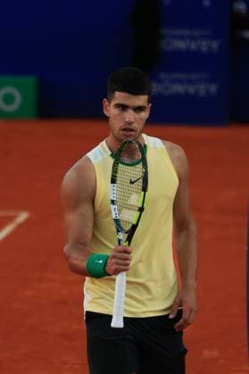 ATP, Tennis Herren 250 - IEB+ ARGENTINA OPEN Carlos Alcaraz (ESP) durante el partido de semifinal del IEB+ Argentina Open jugado entre Carlos Alcaraz (ESP) vs Nicolas Jarry (CHI) en el Estadio Guillermo Vilas del Lawn Tenis Club de la Ciudad Autonoma de Buenos Aires, Argentina. February 17, 2024. Ciudad Autonoma de Buenos Aires Lawn Tenis Club Argentina Copyright: xSantiagoxGomezxRocax