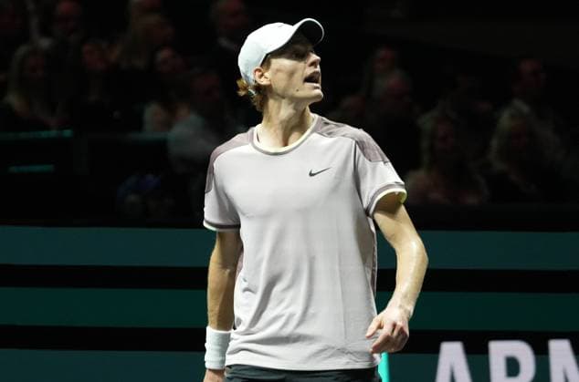 Jannik Sinner of Italy Finale during the ABN Amro Open 2024, ATP, Tennis Herren 500 tennis tournament on February 16, 2024 in Rotterdam, Netherlands - TENNIS : ABN Amro Open 2024 - Rotterdam - 18 02 2024 LaurentLairys Panoramic 