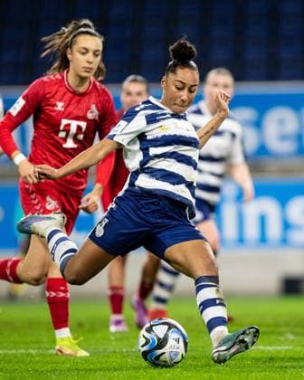 Google Pixel Frauen-Bundesliga 14. Spieltag: MSV Duisburg - 1. FC Köln; 18.02.2024 +8+ Google Pixel Frauen-Bundesliga 14. Spieltag: MSV Duisburg - 1. FC Köln; Schauinsland-Reisen-Arena; Duisburg; 18.02.2024 DFB DFL REGULATIONS PROHIBIT ANY USE OF PHOTOGRAPHS AS IMAGE SEQUENCES AND OR QUASI-VIDEO Copyright: xBEAUTIFULxSPORTS Buriakovx