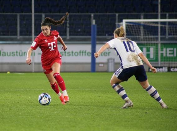 18.02.2024, xgrfx, Fussball 1.Bundesliga Damen, MSV Duisburg Damen - 1.FC Köln Damen emspor, v.l. Manjou Wilde (1.FC Köln) (DFL DFB REGULATIONS PROHIBIT ANY USE OF PHOTOGRAPHS as IMAGE SEQUENCES and or QUASI-VIDEO) Duisburg