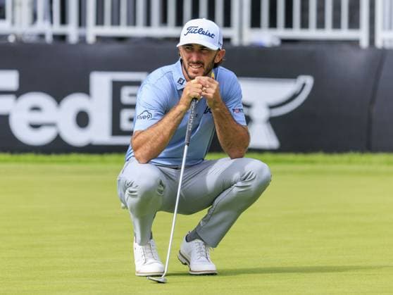 February 18, 2024, Pacific Palisades, California, USA: Max Homa during the Final Round of the 2024 Genesis Invitational Golf Tournament on Sunday February 18, 2024 at the Riviera Country Club in Pacific Palisades, California. ARIANA RUIZ PI Pacific Palisades U.S - ZUMAp124 20240218_zaa_p124_043 Copyright: xArianaxRuizx
