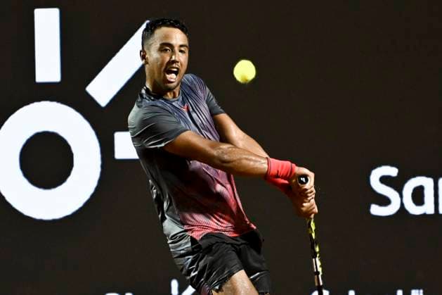 Rio Open 2024 RIO DE JANEIRO, RJ - 19.02.2024: RIO OPEN 2024 - Dellien (BOL) x Norrie (GBR) during Rio Open 2024 which takes place from February 17th to 25th, held at the Jockey Clube Brasileiro, on the night of this Monday (19th), in Rio de Janeiro, RJ. (Photo: Celso Pupo Fotoarena) x2498435x  CelsoxPupo