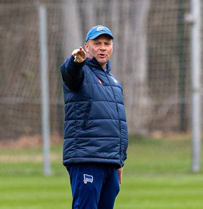 Fussball, Herren, Saison 2023 24, 2. Bundesliga, Hertha BSC, Training, Trainer Pal Dardai (Hertha BSC), 20.02. 2024,