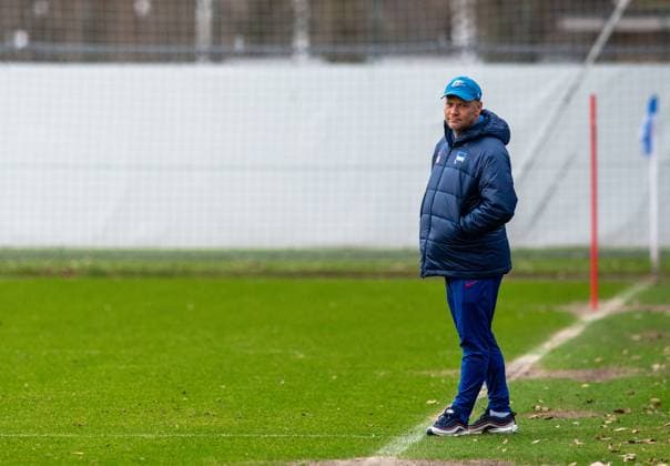 Fussball, Herren, Saison 2023 24, 2. Bundesliga, Hertha BSC, Training, Trainer Pal Dardai (Hertha BSC), 20.02. 2024,