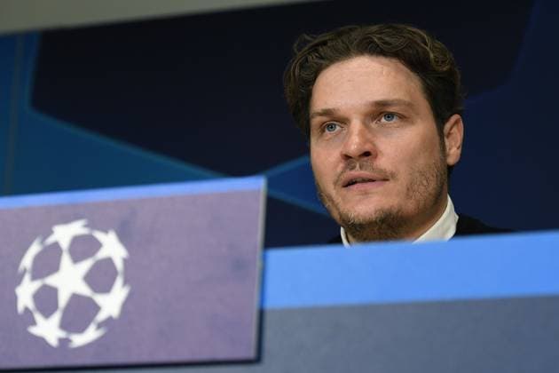 Fußball Champions League Achtelfinale PSV Eindhoven - Borussia Dortmund am 20.02.2024 im Philips Stadion in Eindhoven Edin Terzic ( Trainer Cheftrainer Dortmund )