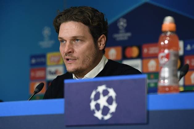 Fußball Champions League Achtelfinale PSV Eindhoven - Borussia Dortmund am 20.02.2024 im Philips Stadion in Eindhoven Edin Terzic ( Trainer Cheftrainer Dortmund )