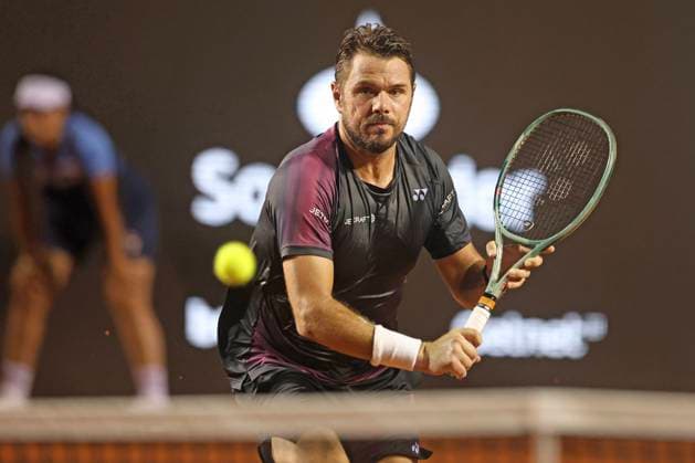 20th February 2024: Jockey Club, Brasileiro, Brazil: Rio Open Tennis tournament: Stan Wawrinka (SUI) against Facundo Diaz Acosta (ARG)  ActionPlus12610827 DiaEsportivo