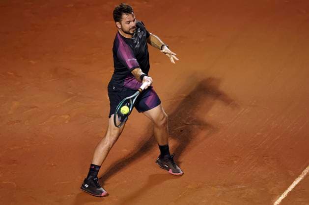 20th February 2024: Jockey Club, Brasileiro, Brazil: Rio Open Tennis tournament: Stan Wawrinka (SUI) against Facundo Diaz Acosta (ARG)  ActionPlus12610815 DiaEsportivo